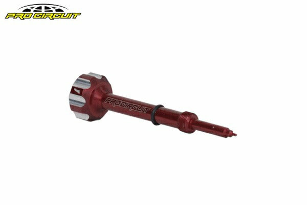 FUEL MIXTURE SCREW: Slow Jet Adjustment Screw for FCR Carburetor, Red