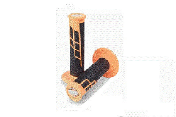 Clamp-on Grips NEON RD/BK Neon Orange/Black