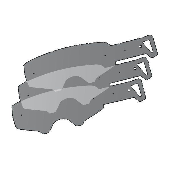 Goggle Parts Tear-Offs for VELOCITY 5.5/4.5 (20 Count) Replacement Part