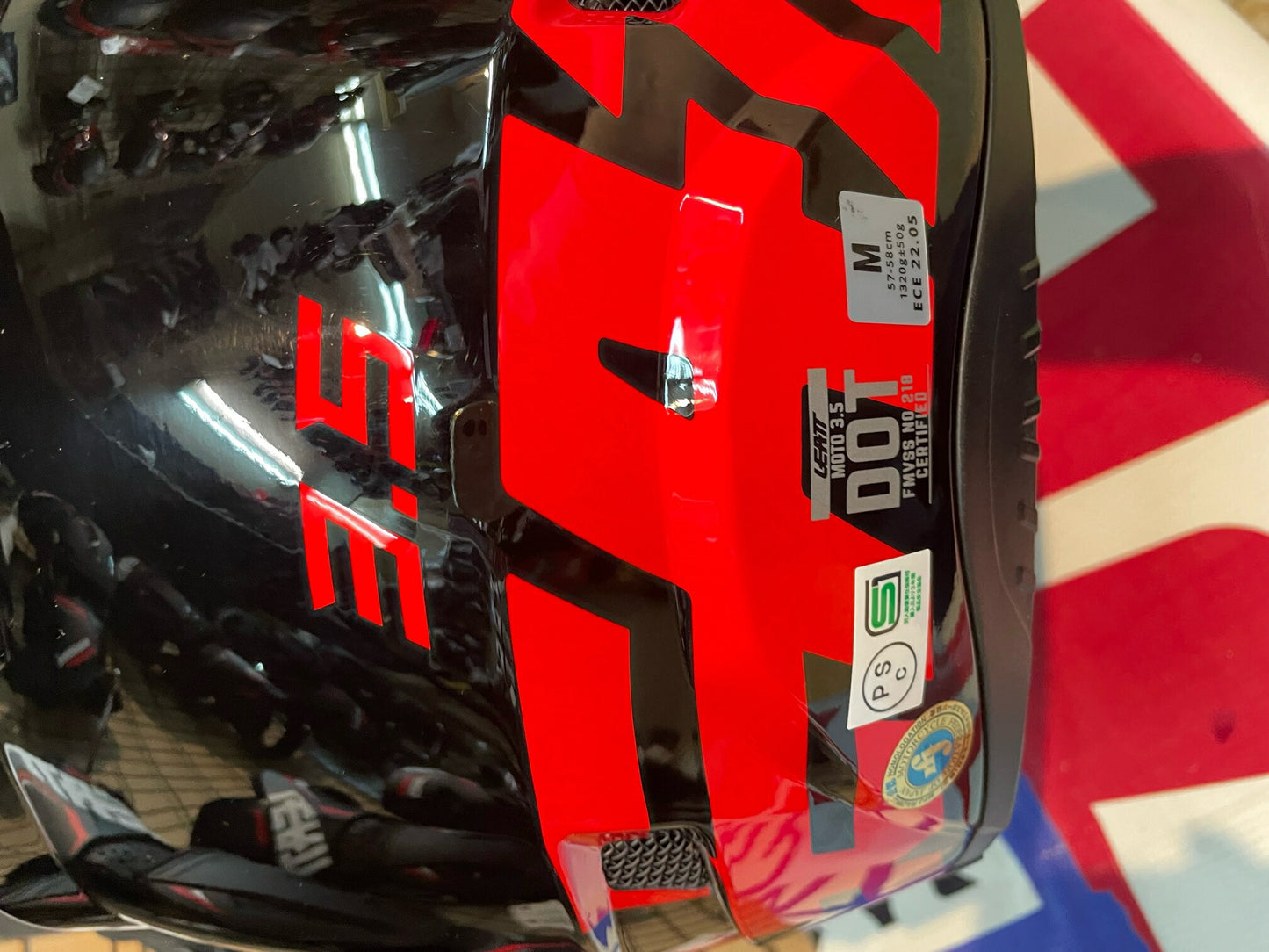 ヘルメット MOTO 3.5 SG モト レッド S(55-56cm) フルフェイス ヘルメット SG規格 MFJ公認