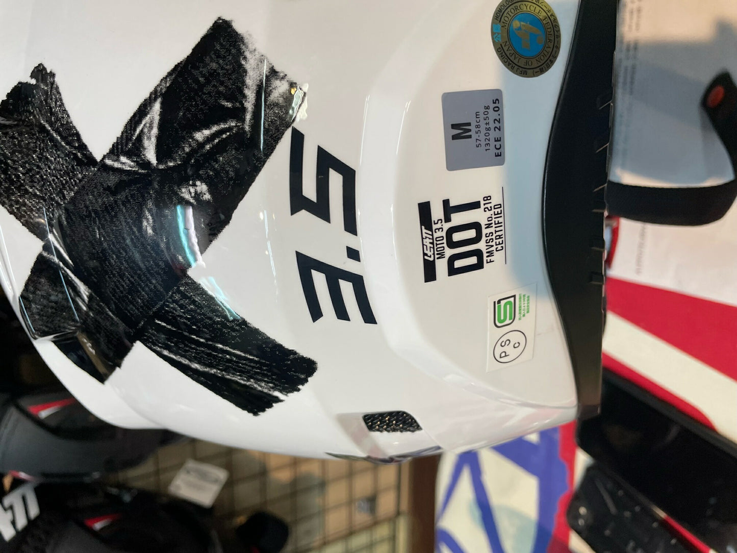 Helmet MOTO 3.5 SG Moto Black M (51-52cm) Kids
