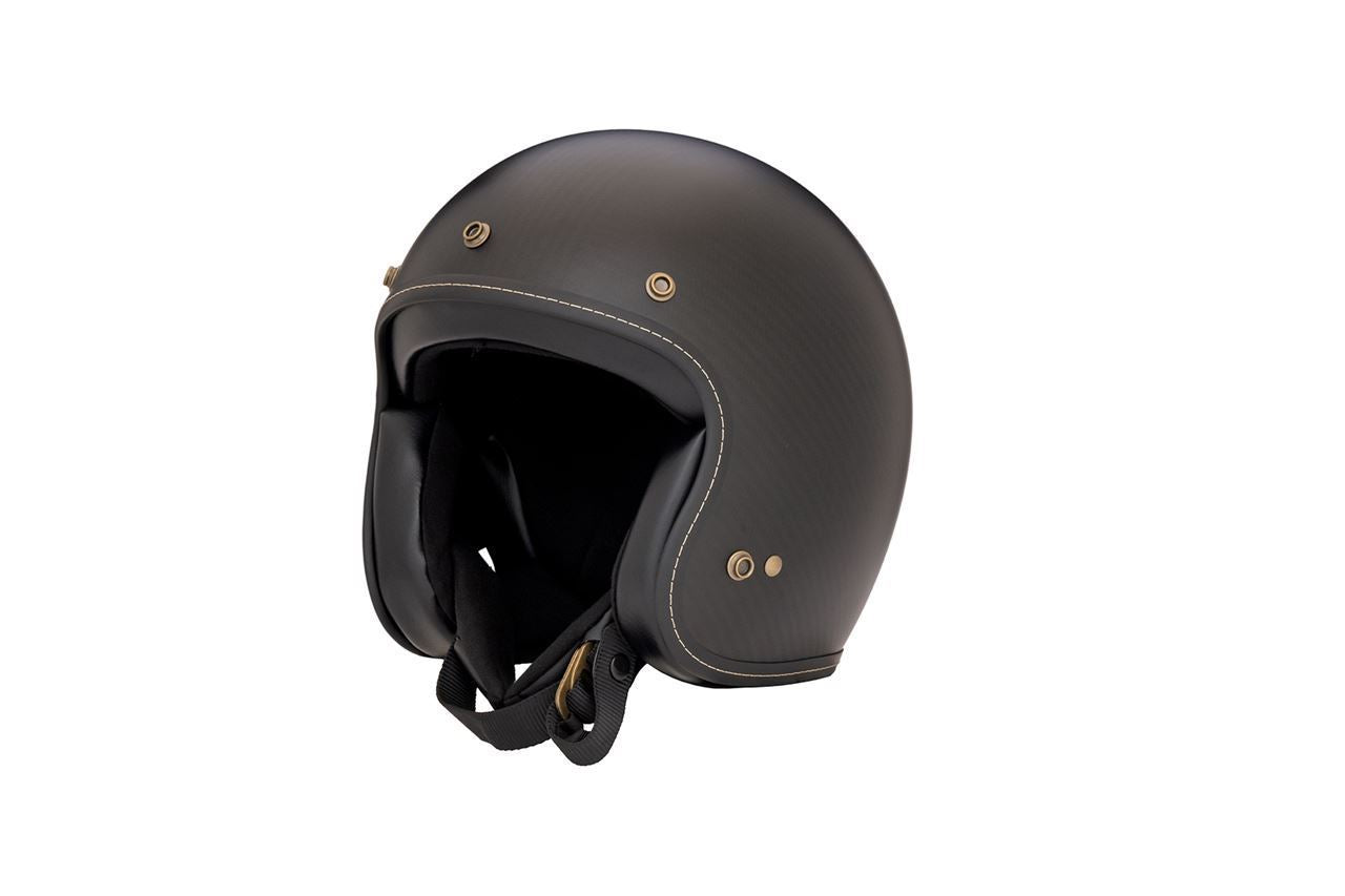 Flyboy Jet 2 Carbon Hybrid Jet Helmet Standard Matte/Black