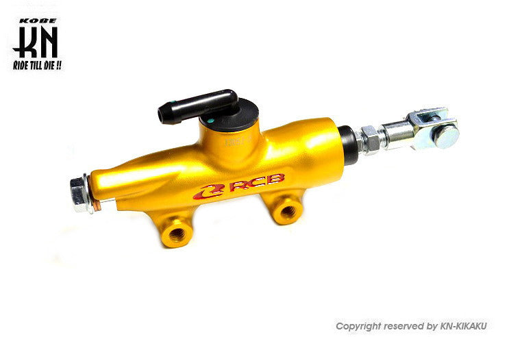 RCB リアブレーキポンプマスターシリンダー S1 ゴールド 14mm 汎用