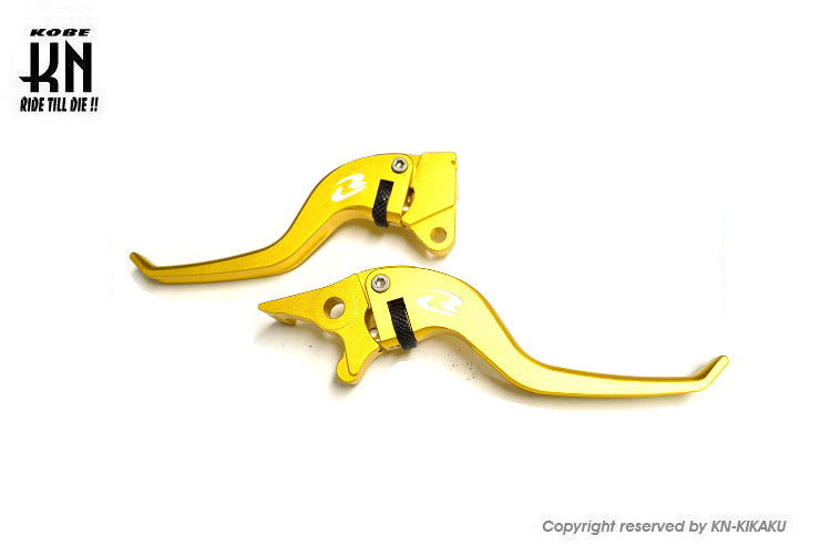 RCB 調整式ブレーキレバー E-PLUS ゴールド PCX125/150 ズーマーX