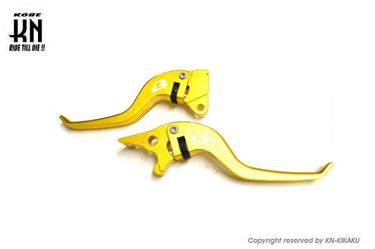 RCB 調整式ブレーキレバー E-PLUS ゴールド PCX125/150 ズーマーX