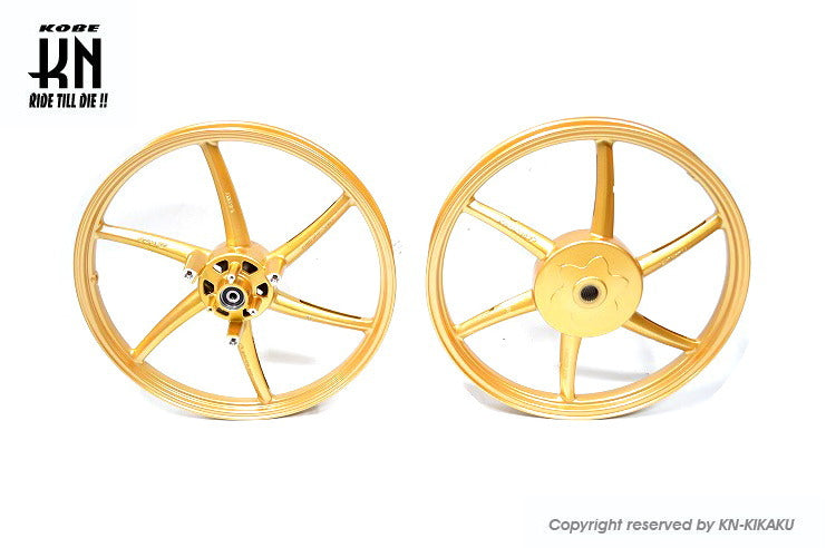 RCB 鋳造ホイール前後セット SPORT RIM522 ゴールド エアロックス125/155 NVX155