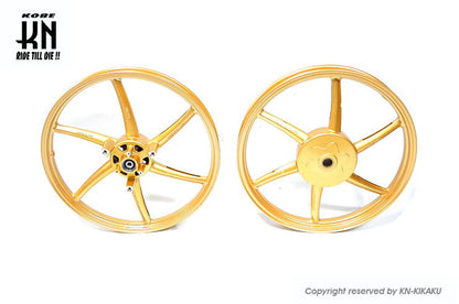 RCB 鋳造ホイール前後セット SPORT RIM522 ゴールド エアロックス125/155 NVX155