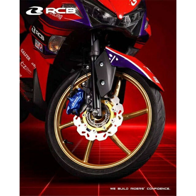 RCB 鋳造ホイール前後セット SPORT RIM522 ブラック エアロックス125/155 NVX155