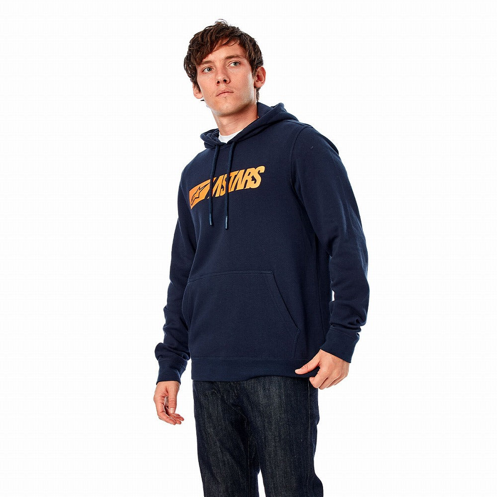 Hoodie Rebraise Navy/Orange Sweatshirt