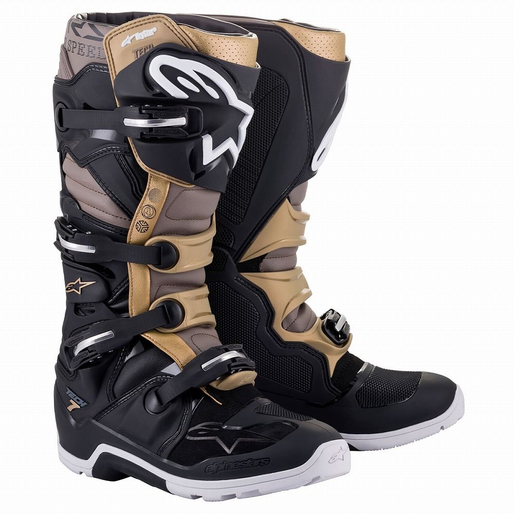 BOOTS TECH7 ENDURO DRYSTAR BLACK/GRAY/GOLD