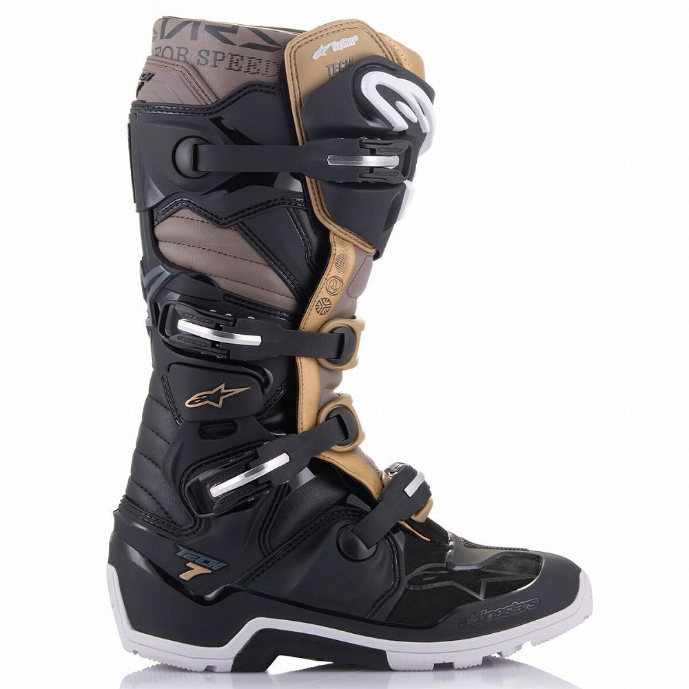 BOOTS TECH7 ENDURO DRYSTAR BLACK/GRAY/GOLD