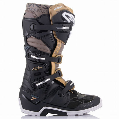 BOOTS TECH7 ENDURO DRYSTAR BLACK/GRAY/GOLD