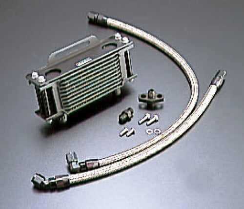 Oil Cooler Kit Straight Black #6 Standard 4.5 inch 7-row SRX400 Type 1