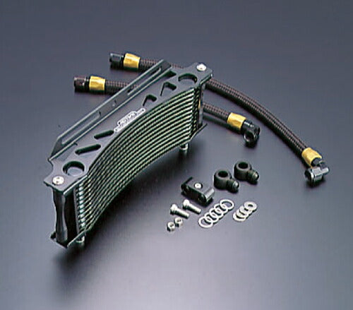 Oil Cooler Kit, Round, Black, #6, Standard, 9-inch 10-stage, GPZ750R/GPZ900R