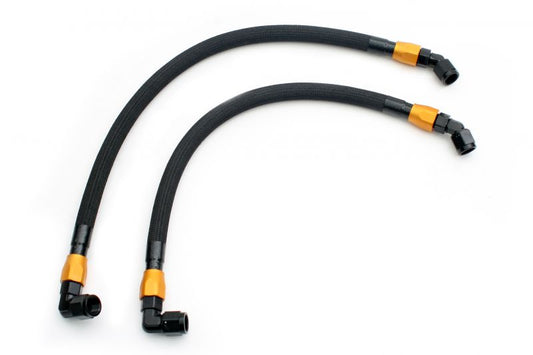 ラウンドオイルクーラーホースセット ブラック #6 スタンダード 9インチ13段 ゼファー400/X/ゼファー750/ZR-7