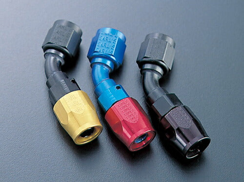 #8 ベントチューブフィッティング ブルー/レッド 45°