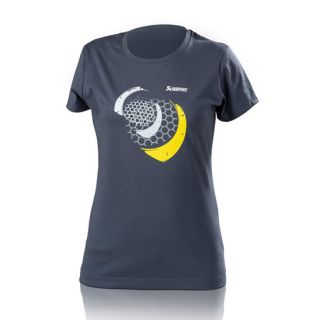 ライフスタイルTシャツ メッシュ ウィメンズ ブルーグレー Sサイズ