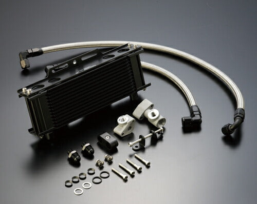 Oil Cooler Kit Straight Thermo-compatible Black #8 Side Feed 9 Rows 13 Sections Z1/Z2/Z750FX-1/Z1000MK2