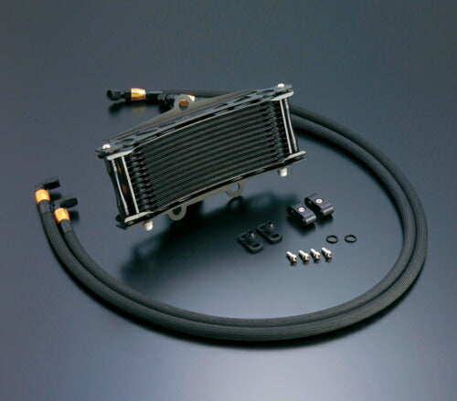 Oil Cooler Kit Round Thermostat Compatible Black #6 Side Feed 9 Inch 13 Row Zephyr 400/X