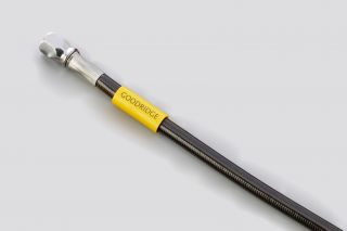 ステンレス ユニバーサル ブレーキホース 吊るし ホースのみ スモークホース 2285mm