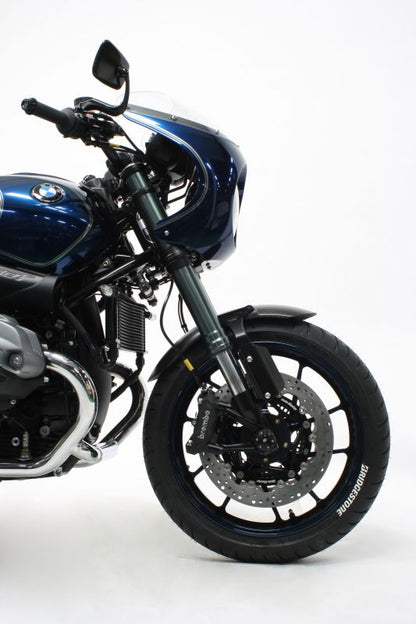 オイルクーラーキット ラウンド シルバー #8 スタンダード 11インチ16段 BMW R nineT 14-16