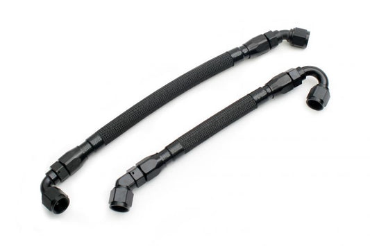 ラウンドオイルクーラーホースセット ブラック(ホース) #8 スタンダード 11インチ16段 BMW R nineT 14-16