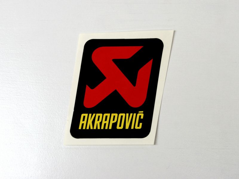 Heat-resistant aluminum sticker, vertical 85 x 79 mm