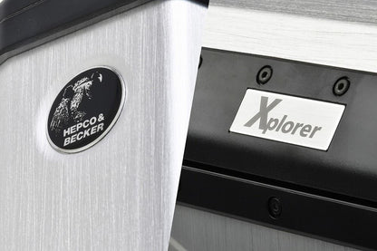 サイドケース XPLORER/エクスプローラー シルバー 30L 左側