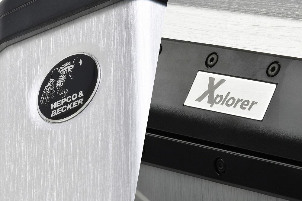 サイドケース XPLORER/エクスプローラー シルバー 40L 左側