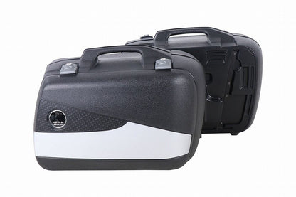 サイドケース JUNIOR FLASH/ジュニアフラッシュ ブラック/シルバー 40L 左右セット