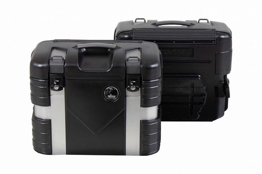 サイドケース GOBI/ゴビ ブラック/シルバー 31L 左右セット