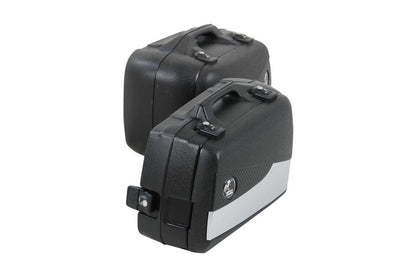 サイドケース エンデューロセット JUNIOR FLASH/ジュニアフラッシュ ブラック/シルバー 左40L/右30L 左右セット