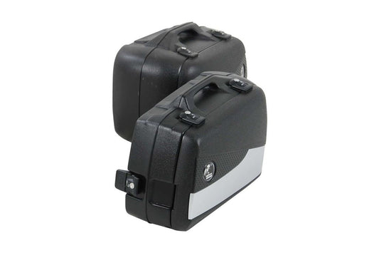 サイドケース エンデューロセット JUNIOR FLASH/ジュニアフラッシュ ブラック/シルバー 左40L/右30L 左右セット