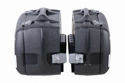 サイドケース エンデューロセット JUNIOR FLASH/ジュニアフラッシュ ブラック/シルバー 左40L/右30L 左右セット