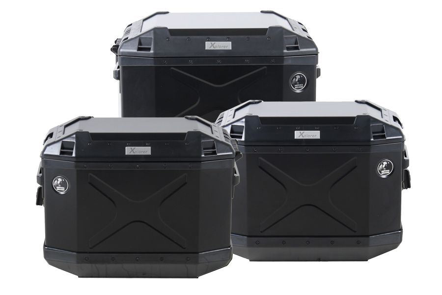 3BOXセット XPLORER/エクスプローラー ブラック トップ45L/サイド30L