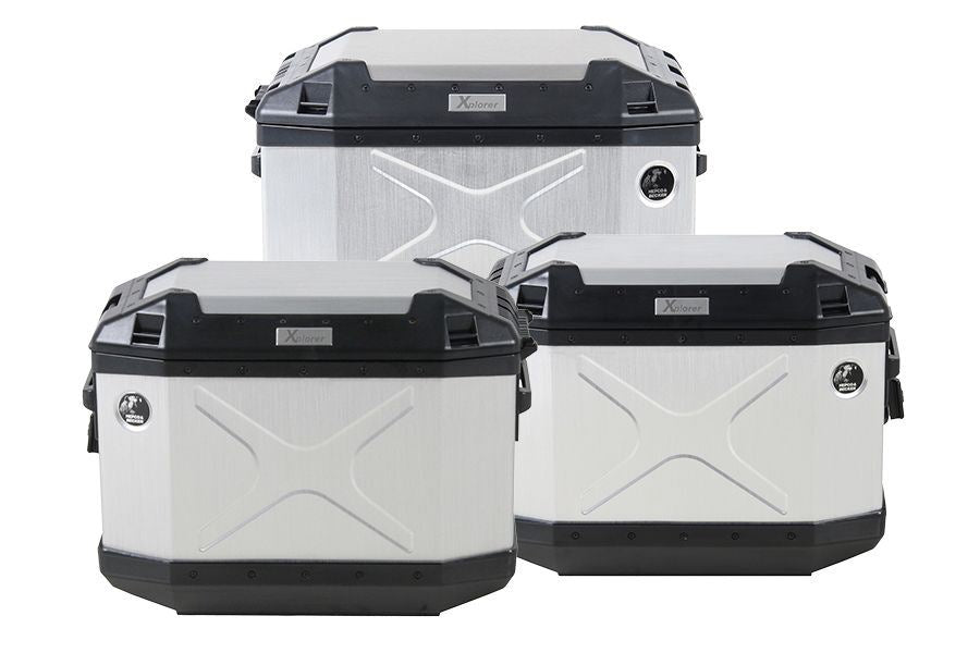 3-BOX SET XPLORER Silver Top 45L/Side 30L