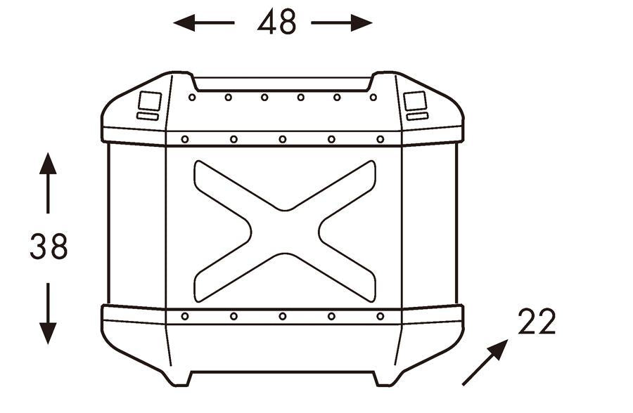 サイドケース XPLORER/エクスプローラー ブラック 30L 左右セット
