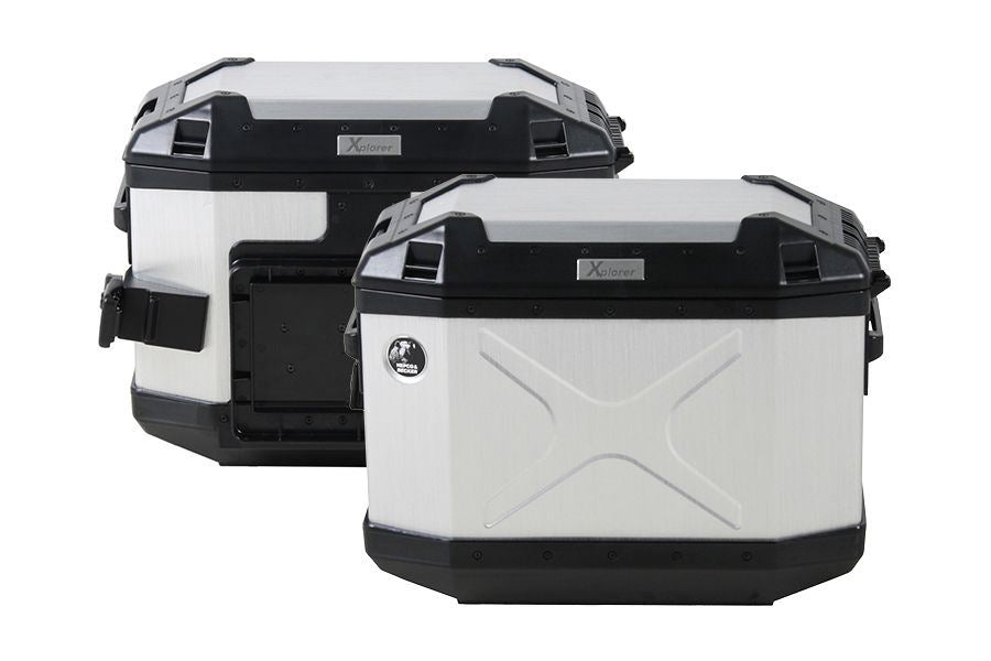 サイドケース XPLORER/エクスプローラー シルバー 30L 左右セット