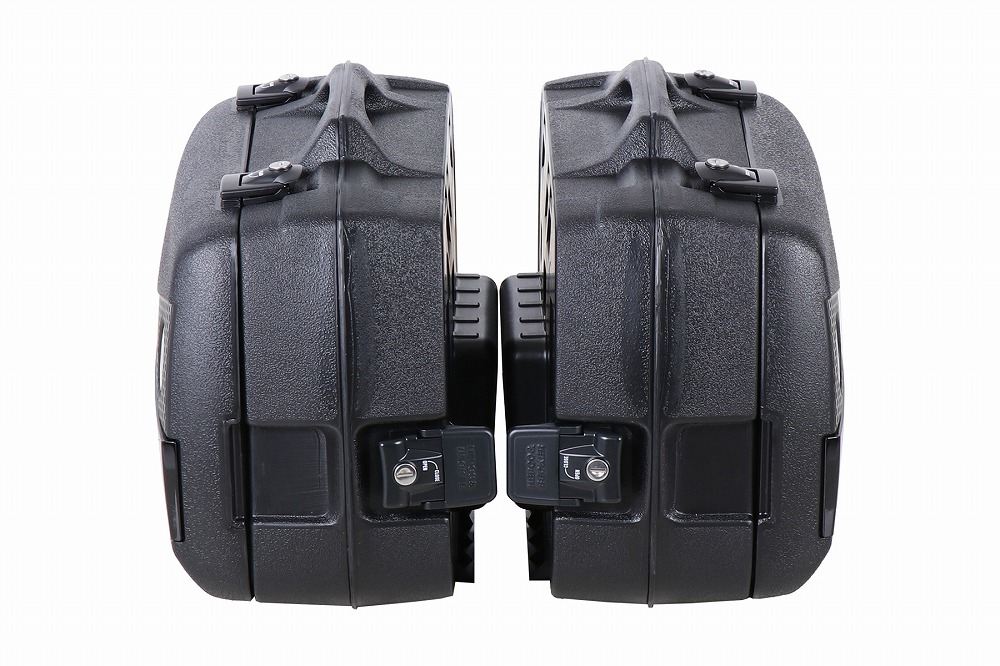 サイドケース JUNIOR FLASH/ジュニアフラッシュ ブラック/ブラック 30L 左右セット