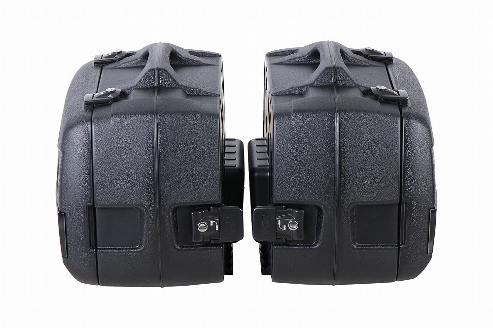 サイドケース JUNIOR FLASH/ジュニアフラッシュ ブラック/ブラック 40L 左右セット