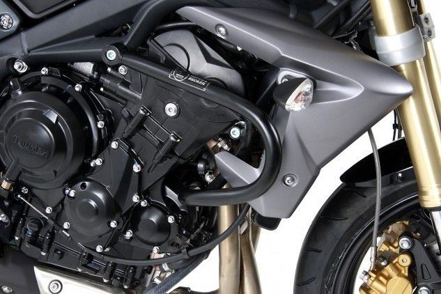 エンジンガード ブラック ストリートトリプル675/R