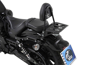Sissy Bar with Rack, Black, Bolt XVS950R