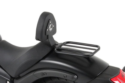 Solo Rack with Backrest, Black - Vulcan S