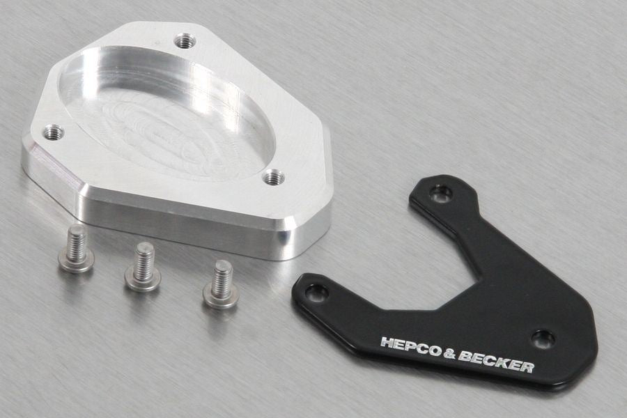 サイドスタンド エンラージメント シルバー/ブラック ヴェルシス650