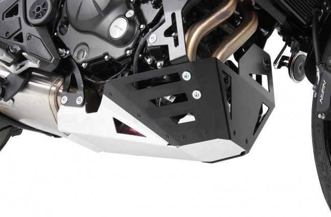 スキッドプレート シルバー/ブラック ヴェルシス650