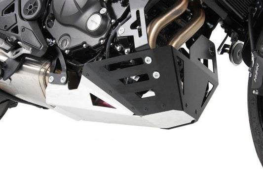 スキッドプレート シルバー/ブラック ヴェルシス650