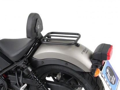 Solo Rack with Backrest, Black - Rebel 250/500