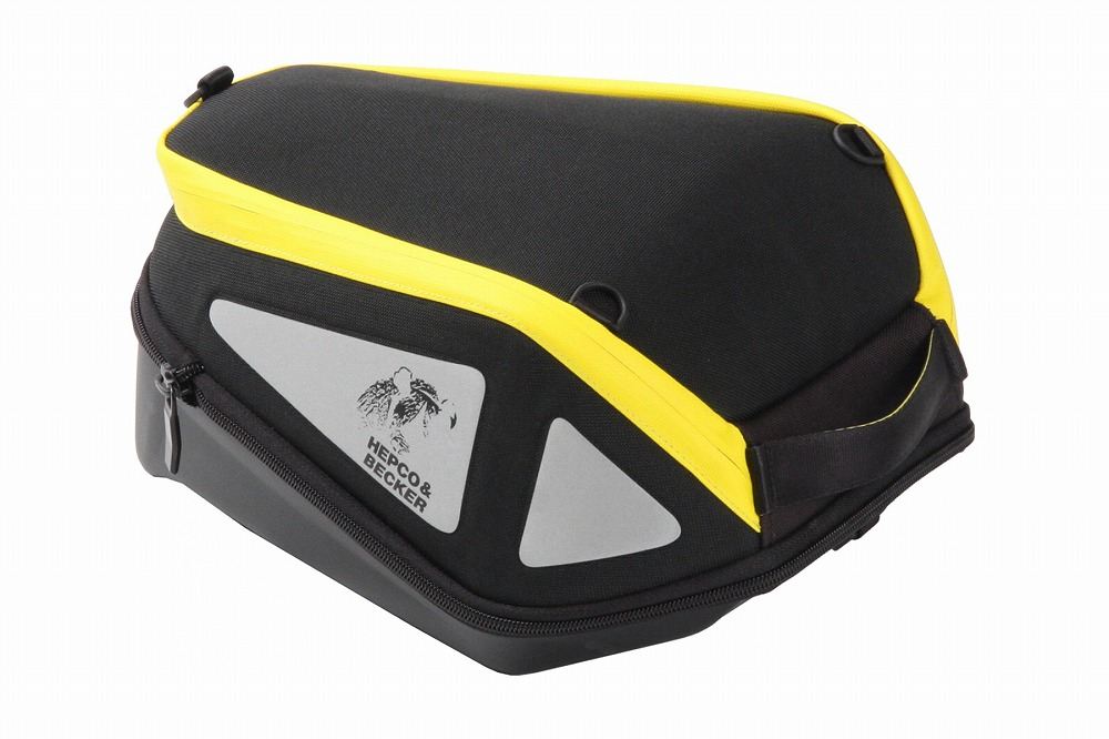 タンクバッグ タンクリングフィッティング用 ROYSTER/ロイスター ブラック/イエロー 7-12L