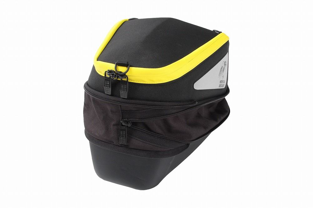 タンクバッグ タンクリングフィッティング用 ROYSTER/ロイスター ブラック/イエロー 7-12L