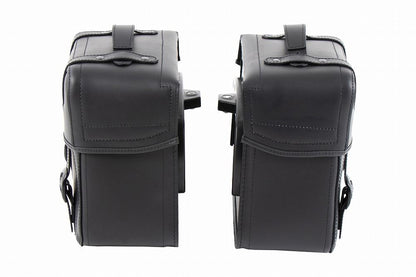 サイドレザーバッグ C-Bowサイドキャリア用 RUGGED/ラギッド ブラック 21L 左右セット